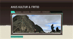 Desktop Screenshot of ahuskulturogfritid.com